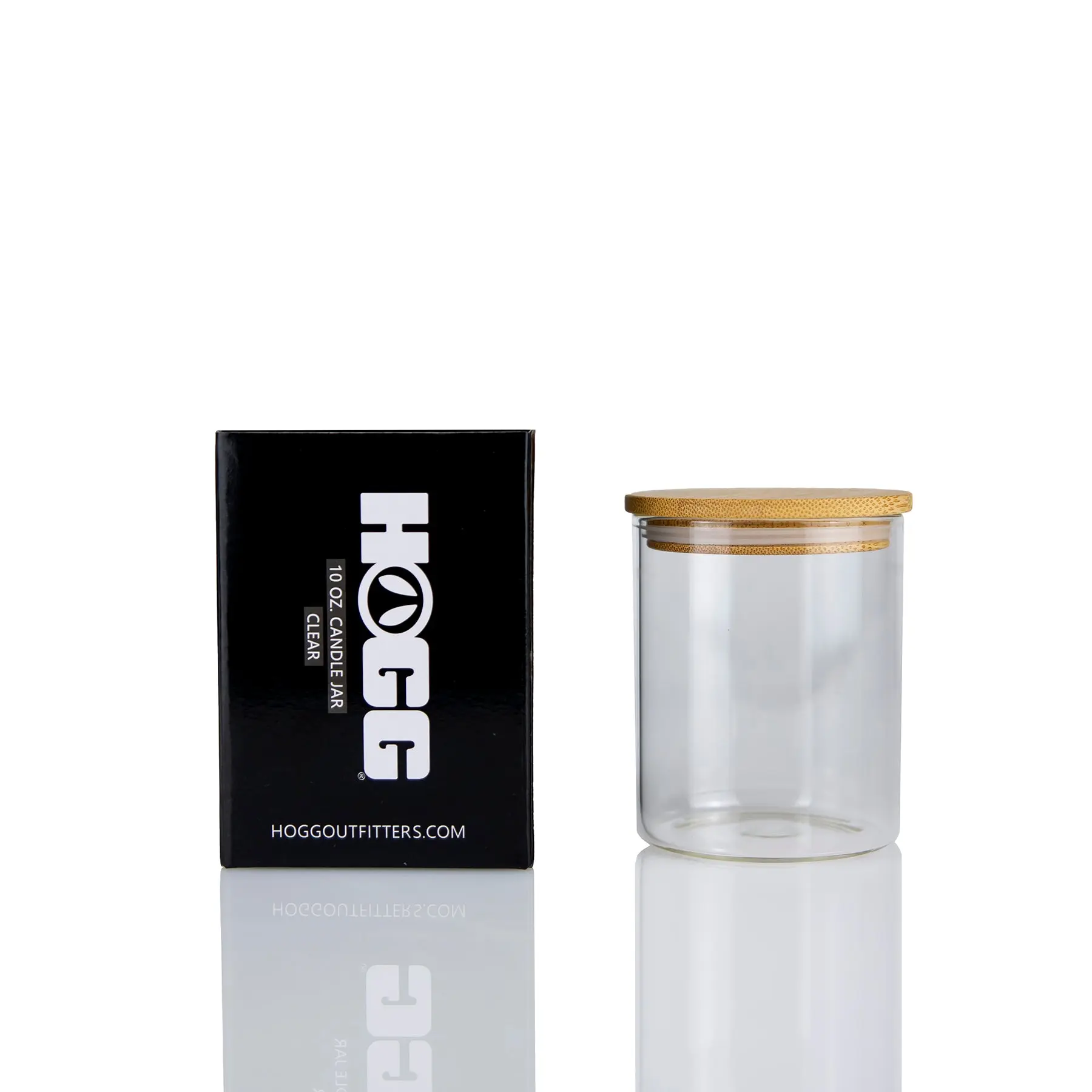 10oz Sublimatable Candle Jar - Clear 10oz Sublimatable Candle Jar - Clear