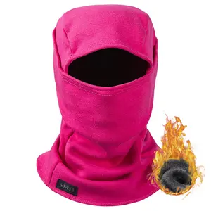 REDESS Balaclava Face Mask for Men/Women,Warm Fleece Windproof Ski Mask,Rose