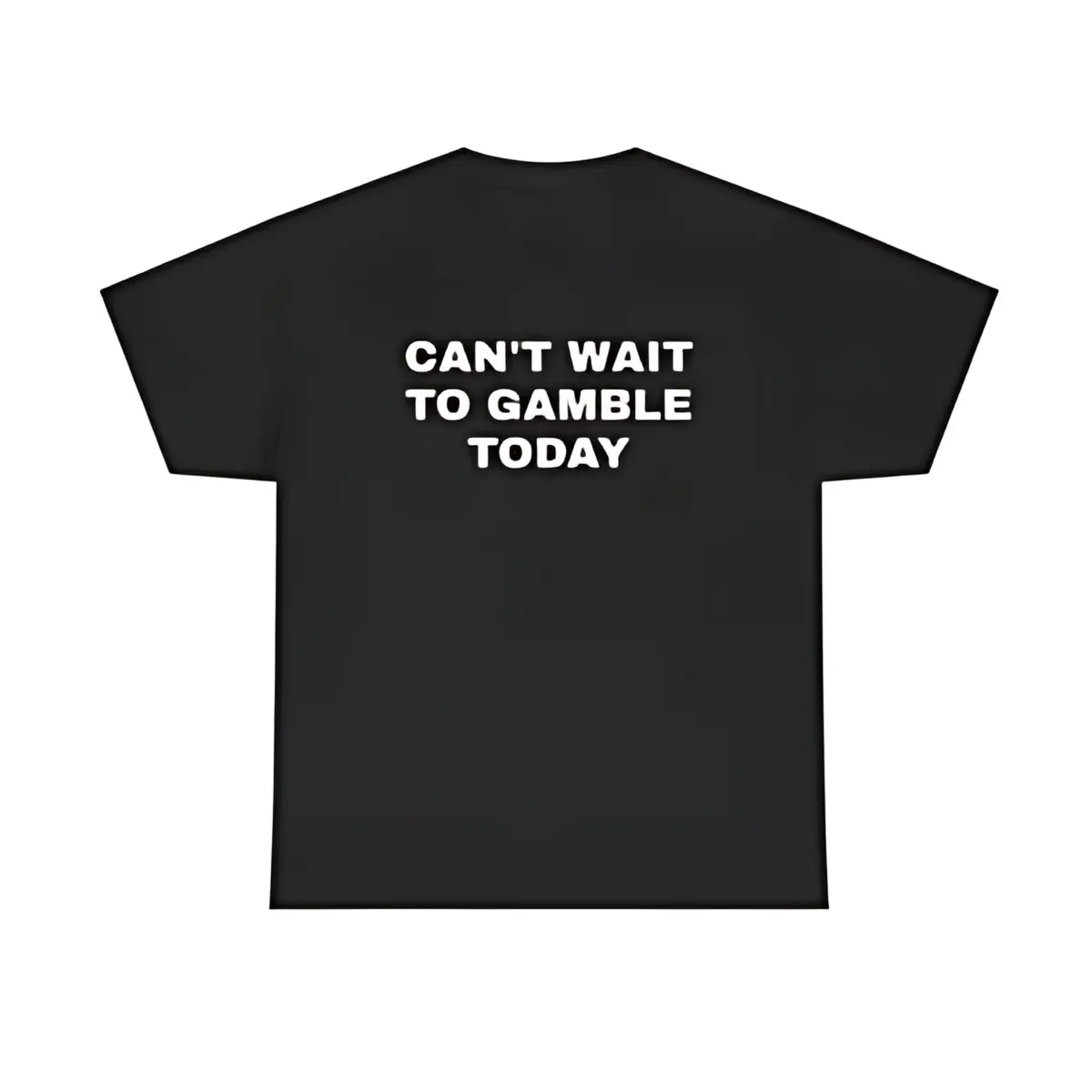 Can't Wait To Gamble Today Heavy Cotton Tee - Funny Shirt - Gift For Men and Women - Roulette - Slots