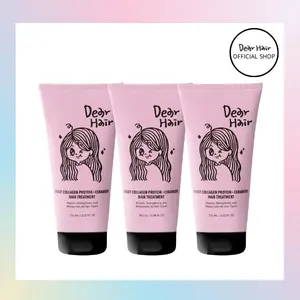 [DearHair official] 3pack Daily Collagen Protein Ceramide Hair Treatment 100mL