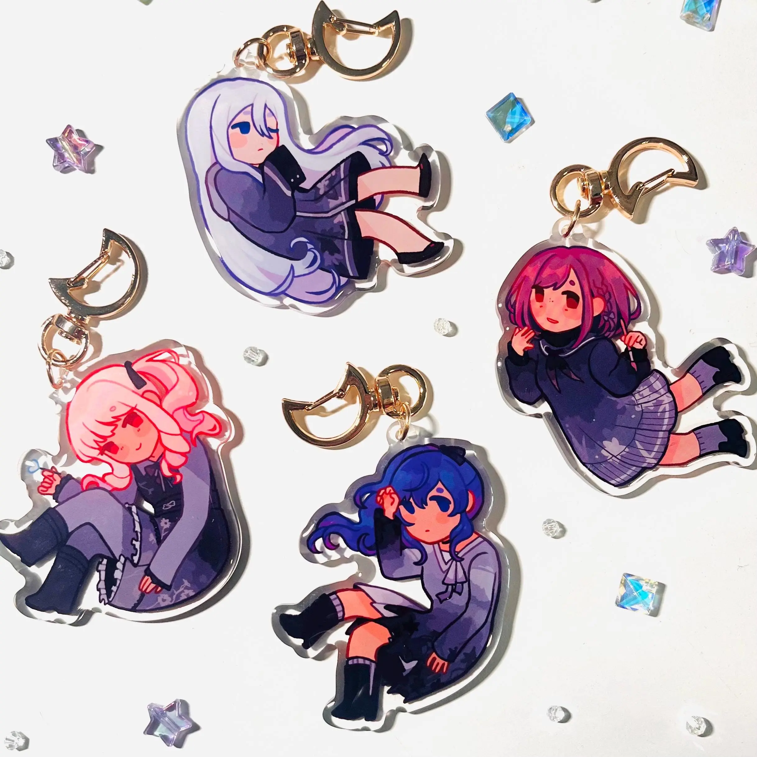 nightcord at 25:00 acrylic keychains