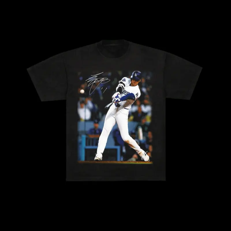 Shohei Ohtani Tee Menswear Shirt Man Streetwear Shortsleeve