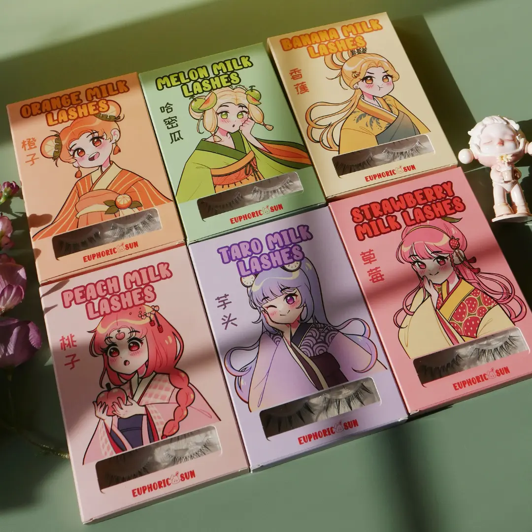 Milk Series Clear Band Manhua Lash Sets