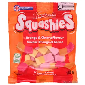 Squashies Orange and Cherry Flavor (from the UK)