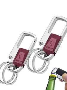 1 durable Lightweight Compact keychain with detachable keychain and bottle opener, multifunctional car keychain for daily carrying, also a surprising and exquisite small gift.