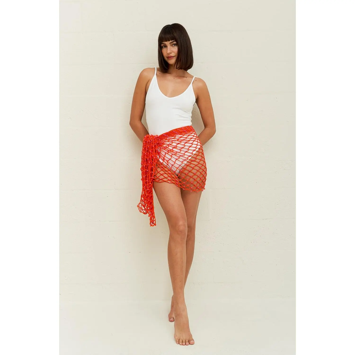 Beaded Crochet Sarong