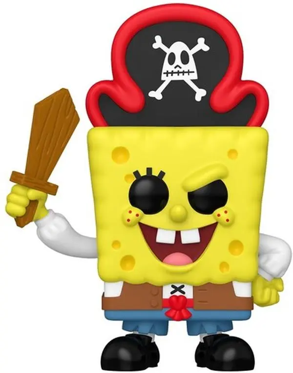 Funko POP! The SpongeBob Movie (2025) - Pirate SpongeBob SquarePants 5.2" Tall Multicolor TV/Movie Collectible Vinyl Figurine [COLLECTIBLES]