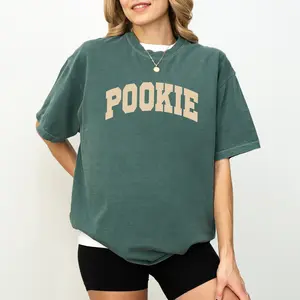 Pookie Tee, I Love My Pookie Graphic T-shirt, Pookie Unhinged Shirt, Funny Tee, Adult Humor Shirt, Sarcastic Shirt, Letter Printed T-shirt, Comfy Fabric Graphic Tee, Women's Tops, Womenswear, Cotton Fabric Relaxed Fit Chic Style