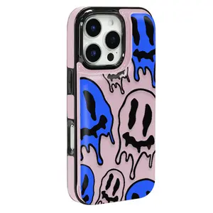Phone Case: Fun emoji design, functional phone protective case with built-in card slots, can hold bank cards, transportation cards, and various other cards, making it an ideal birthday gift. Suitable for iPhone 17/16/15/14/13/12.