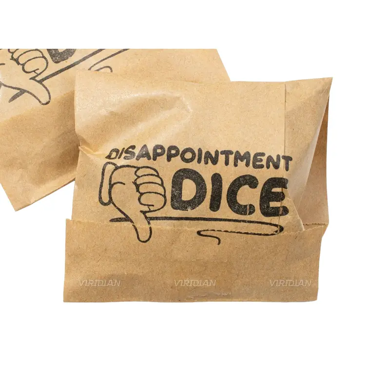 The Disappointment Dice™ Set | RPG Set of 7 Unmatched Mystery Dice | Each Die Is "Unique" | Joke Gift for People You Dont Really Like