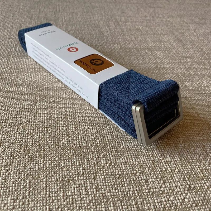Cotton Yoga Stretch Belt | Adjustable Pilates Strap