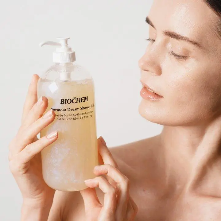 Biochem Formosa Dream Shower Gel 475ml - Oolong Tea & Jasmine Extract Body Wash for All Skin Types, Body Care, Fresh and Clean Single Item - Soothing, Breakout Relief, Hydrating Sensitive Cleanser, Acne Treatment, Youth, Plant Based, Anti-Acne, Bottle, Ja