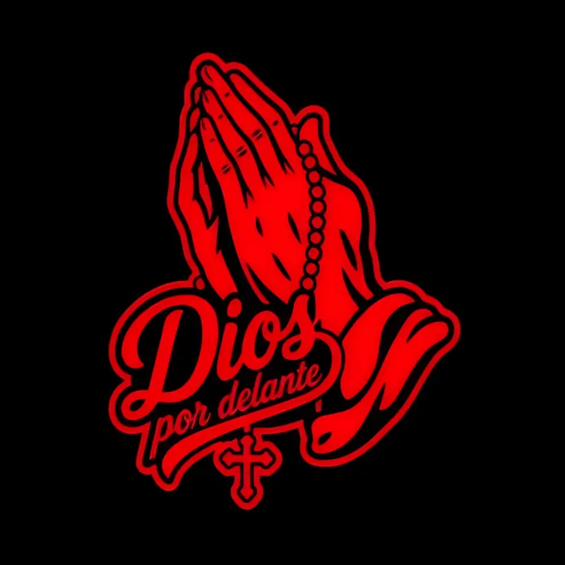 "Dios por delante" Car stickers