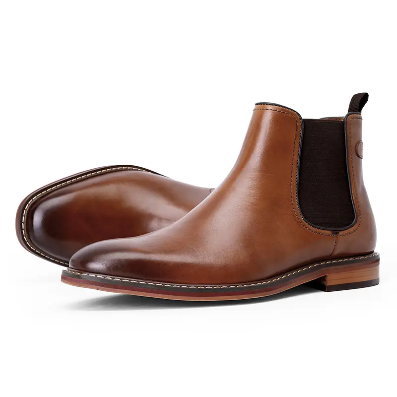 chinese dress ladies PENN Men's Brogue Dress Leather Boots Black | Freebird Stores