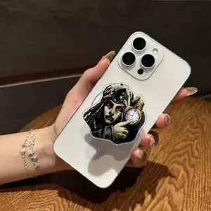 Funny Johnny Jojo Meme Magsafe Phone Grip Holder, Steel Ball Run Anime Acrylic Magnetic Phone Holder, Durable Adjustable Pop Socket Accessories