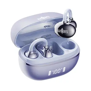 Airmars ABO16 Open-Wearable Stereo True Bluetooth Wireless Earbuds, 28-Hour Battery Life, 360 Surround Sound, Comfortable with iPhone & Android