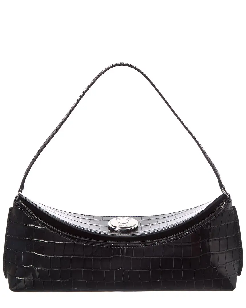 Jacquemus Le Calisson Croc-Embossed Leather Shoulder Bag