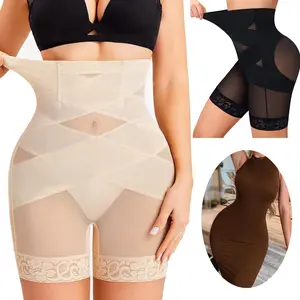 Women Shapewear Tummy Control Body Shaper High Waisted Butt Lifting Panties Shapewear Shorts Thigh Slimmer Compression Womenswear Clothes Everyday