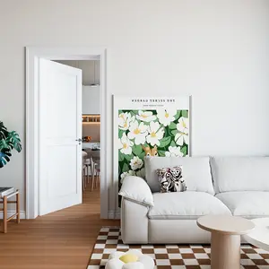 2-Panel Slab Door ,French Interior Door Paintable MDF Door Panel,Pre-Assembled Panel for Closet Pantry Bedroom Livingroom Study Office,White