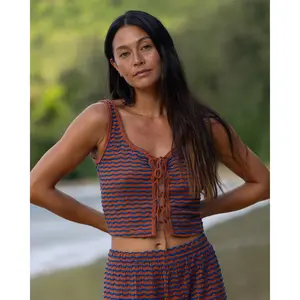 billabong Hot Tides Knit Tank Top - Sedona, Women's Casual Knit Camisole