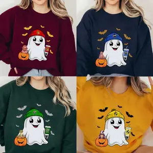 Wizard Ghost Hogwarts Houses Sweatshirt, Harry Potter Sweatshirt, Cool Harry Potter Gifts