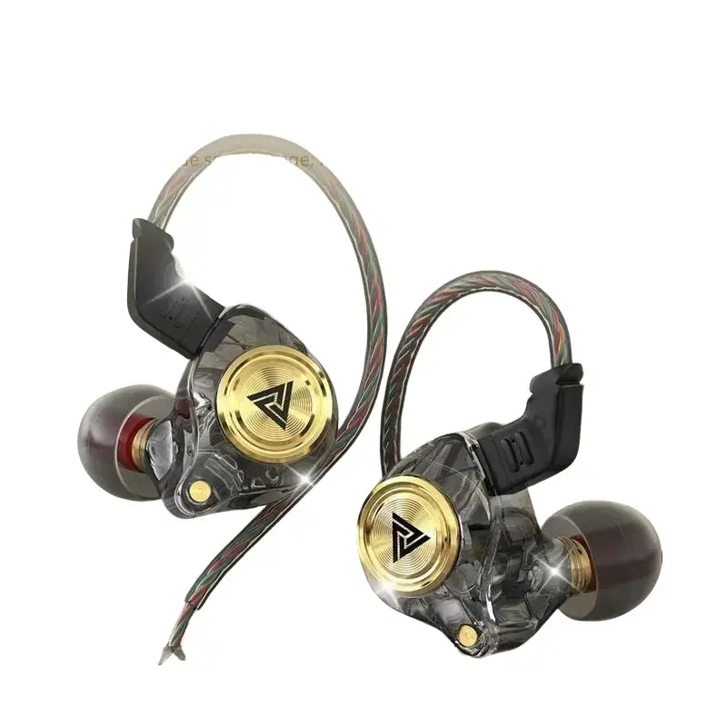 QKZ AK6 3.5mm Wired Earphones - HiFi Sound, Deep Bass Gaming Headphones, Budget Tech Wired Headset for Gamers (Gaming Gear)
