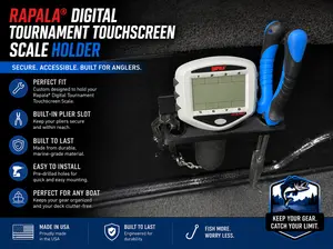 Rapala Touch Screen Tournament Digital Scale Holder with Integrated Plier Slot