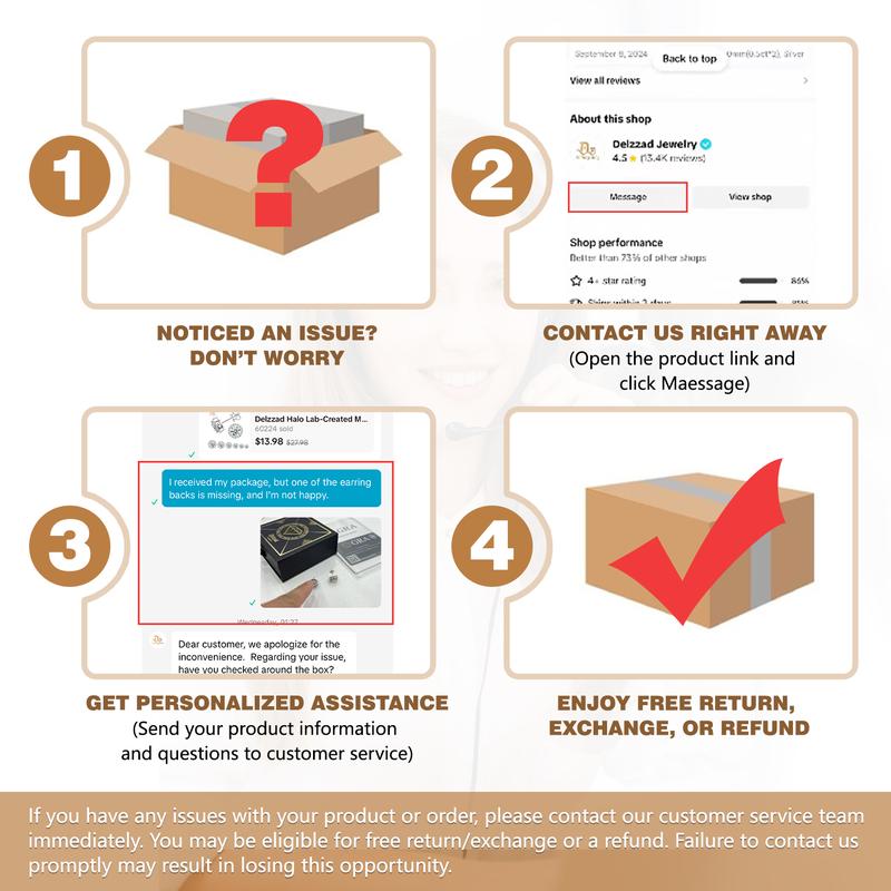 Delzzad 18k Gold-Plated Four-Prong Stud Earrings Round Lab-Created Moissanite Stud Earring S925 Sterling Silver Moissanite Jewelry Perfect Birthday Mother’s Day Christmas Gift for Men Women Wedding Set Daily Anniversary Engagement Gift