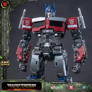 Transformers Toys Rise of the Beasts Movie Optimus Prime Bumblebee Action Figure 20cm Pre-assembled Model Kit YOLOPARK AMK Series - Outdoorfun