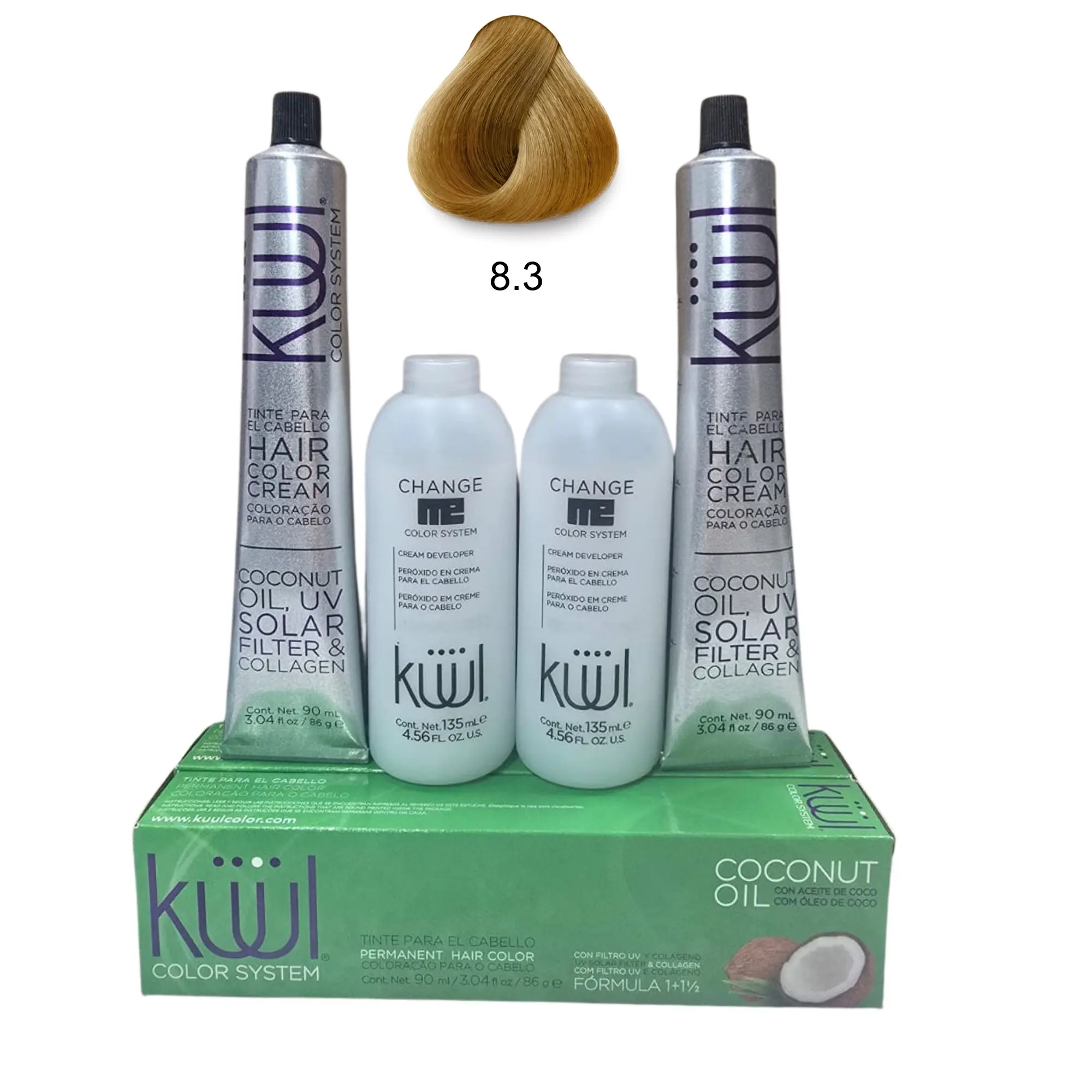 8.3 Light Golden Blonde/Rubio Claro Dorado