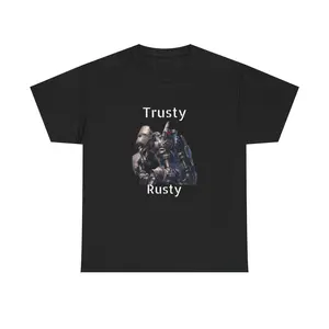 Wynning Cards Trusty Rusty T Shirt Casual Classic Cotton Fabric Menswear Top Unisex Fashion Basic