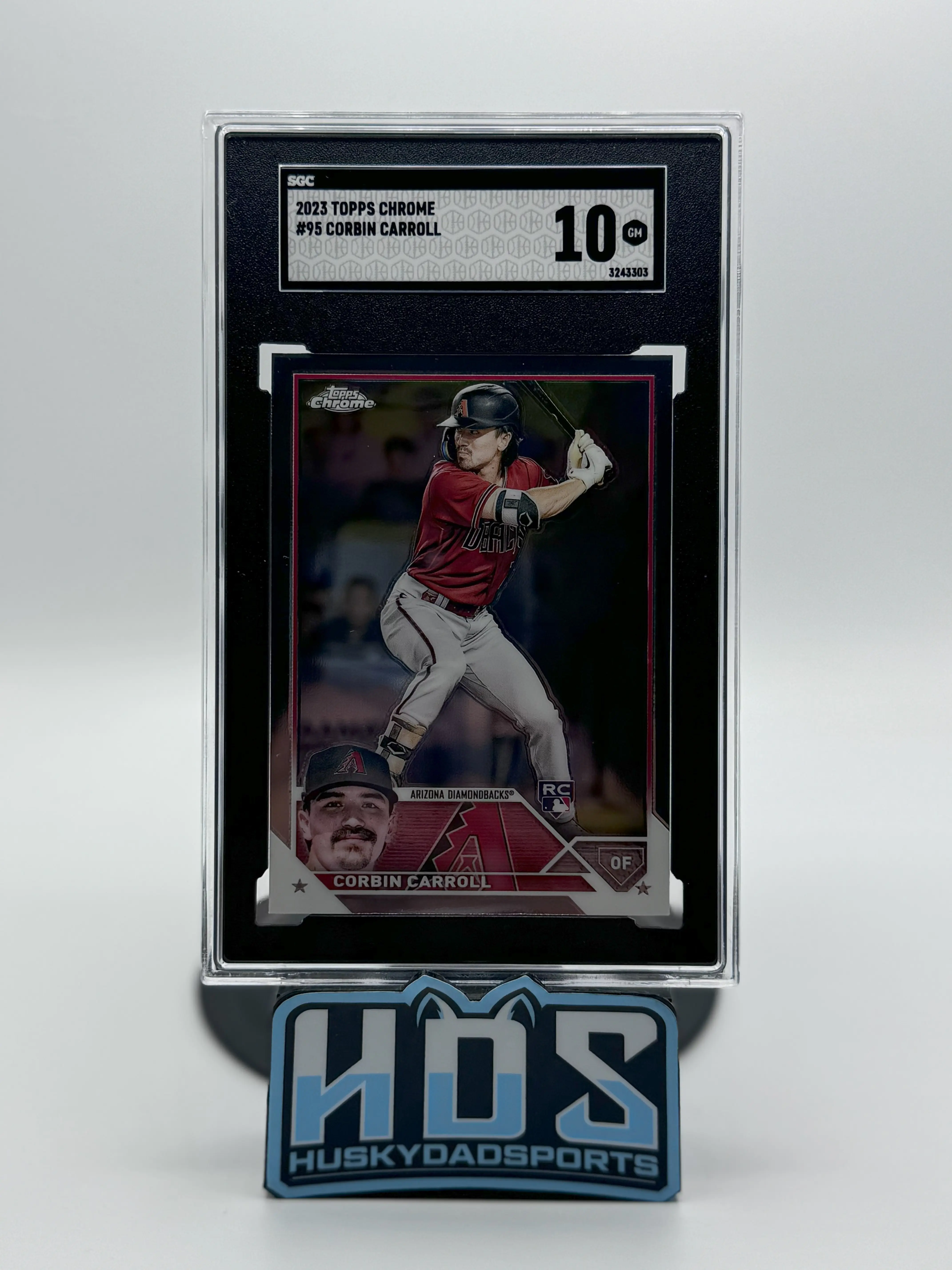 Corbin Carroll Sgc 2023 Topps Chrome #95 10