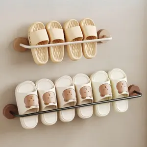 1 space saving wall mounted anti slip rack, hanging shoe cabinet, suitable for bedrooms, living rooms, dormitories, corridors, single rack