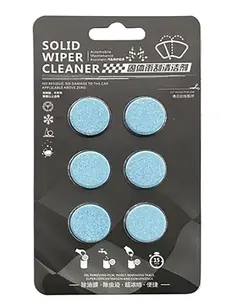 Efficient Solid Wiper Cleaner Tablets - Fast - Dissolving, No Residue, Car - Safe, Multi - Function Cleaning Auto Detailing Supplies Windshield Spray