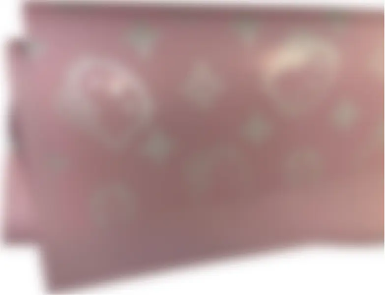 Pink with Silver HK Outline Bouquet Wrapping Paper