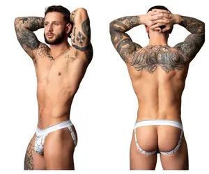 Male Power Soo Cumfy Classic Jock - Men's Low-Rise Modal Underwear, Elastic Plush Band, Contour Pouch, Printed Fabric, Matching Option
