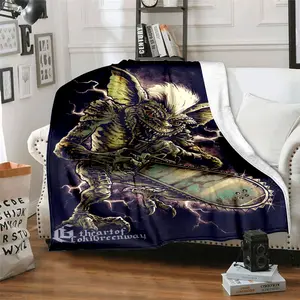 Gremlins 25 patterned printed blanket, a blanket for the living room, bedroom, office and lunch break, a portable blanket suitable for all four seasons, a holiday gift for family and friends, and a Christmas de