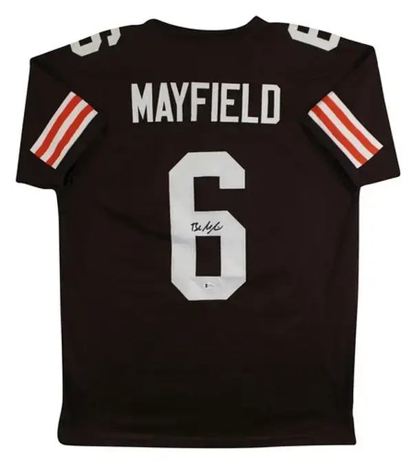 Baker Mayfield Brown Pro Style Jersey