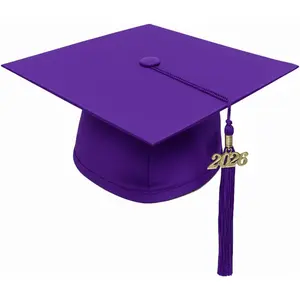 Graduation Cap with Tassel Includes 2026 Date Drop - 6" Hang Loop -  Size Fits