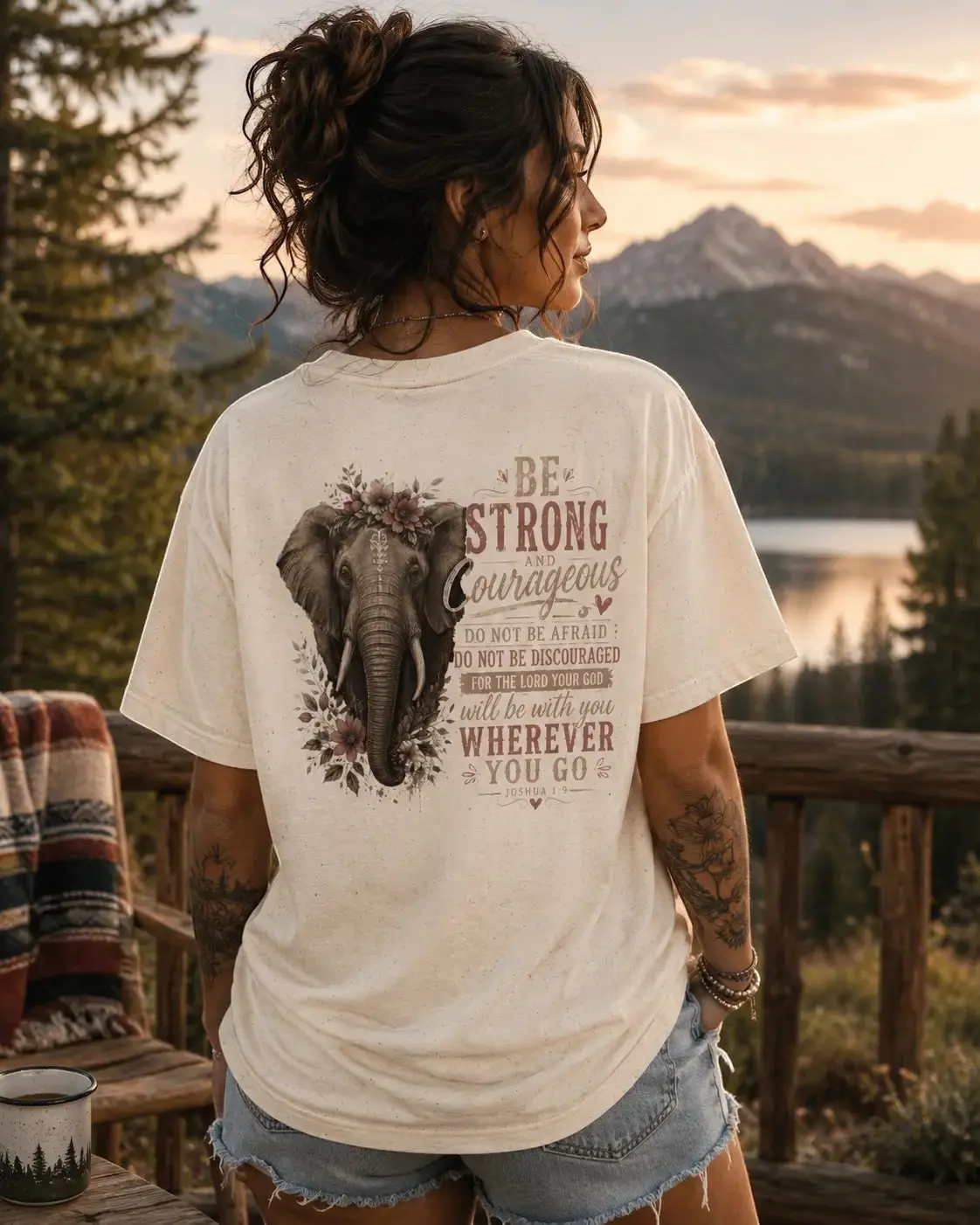 Just Chilling™ Just Chilling T-Shirt | Good Mind. Good Vibes. Good Life. Camping Graphic Tee