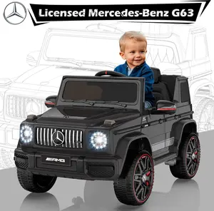 ANPABO 12V 7Ah Licensed Mercedes-Benz G63 Ride on Car for Kids Ages 3-6, Electric Car Ride on Toys w/Parent Remote, Wireless Music,  Kids Electric Vehicle, Gift for Kids