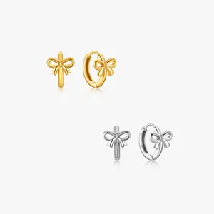 Thalia Bow Mini Hoops