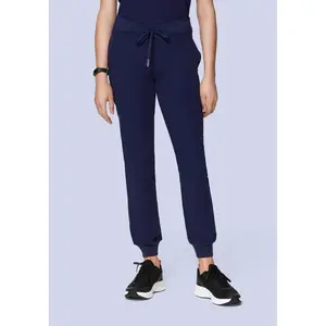 9 Pocket Joggers Navy mandala scrubs