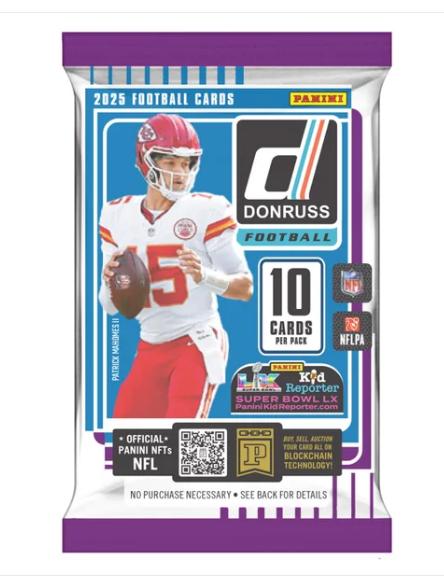 Panini Donruss Football Bundle Trading Cards