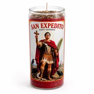 Saint Expedite Red Fixed Candle (San Expedito) – 14-Day Candle