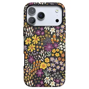 Casely iPhone 17 Pro Case | Falling for You | Plum Floral | Bold Protective Design | Compatible with MagSafe