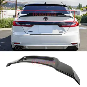 FITS 2025+ TOYOTA CAMRY GLOSSY BLACK RS STYLE HIGH KICK DUCKBILL REAR TRUNK SPOILER WING