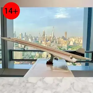 Concorde Building Blocks Supersonic Airliner Model Aviation Toy Gift for Boys