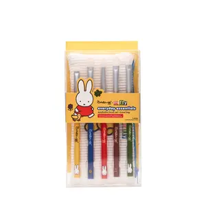Miffy Everyday Essentials Eye Makeup Brush Set & Travel Bag