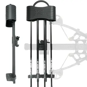 Crossbow Quiver - Fits 4 Arrows (5.5 mm-8.8mm) - Quick-Detach 20 mm Picatinny Mount - Lightweight & Durable